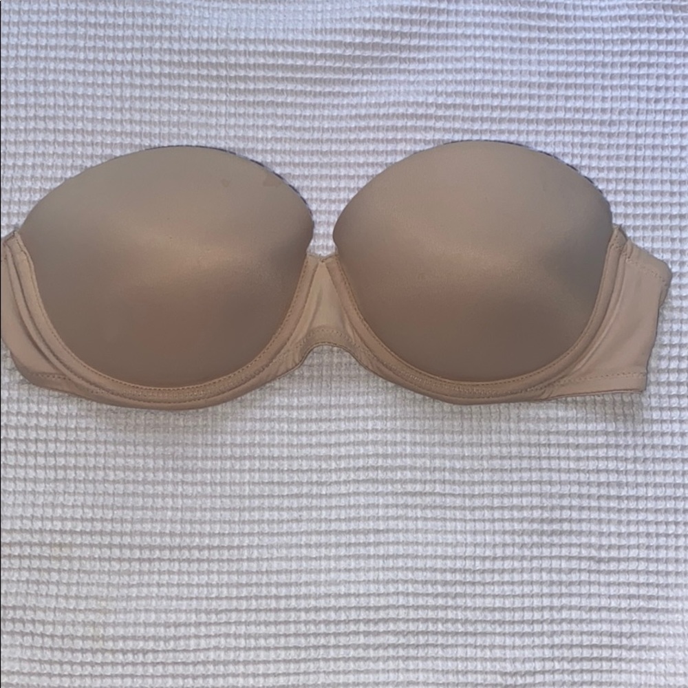 PINK wear everywhere strapless push-up